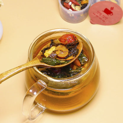 Herbal Tea Corn Husk, Mulberry Leaf Tea, Dandelion, Rose Tea, Small Cans, One Can A Day, Combination Chinese Tea 玉米须青钱柳桑叶茶 蒲公英玫瑰茶小罐装