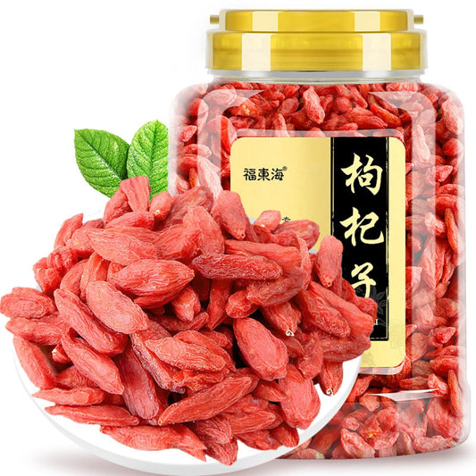 Natural Green Food Without Additives Ningxia Premium No Need To Wash Red Goji Berry 500g, Clean, Unadulterated Herbal Tea 宁夏红枸杞500克