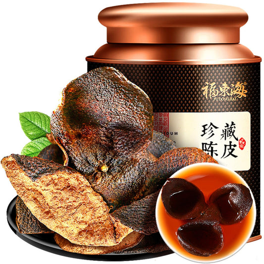 Xinhui Dried Old Dried Tangerine Peel 100g Natural Green Food Without Additives, 15 Years of Achievement for This Can of Tea, Herbal Tea 福东海新会优老陈皮干茶80克