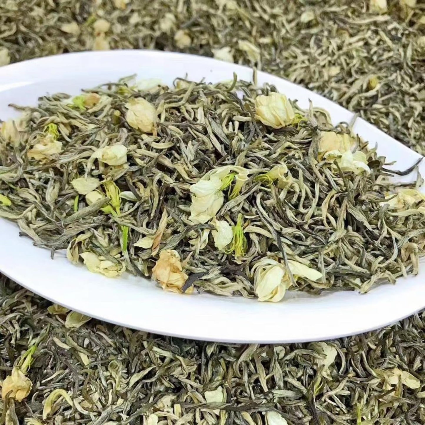 Premium Jasmine Tea, Strong Fragrance, Herbal Tea, Green Tea, additive-free 500g Gift Box Tea Chinese Tea 茉莉花茶新茶茉莉小针王浓香型茶叶耐泡型花草茶绿茶500克