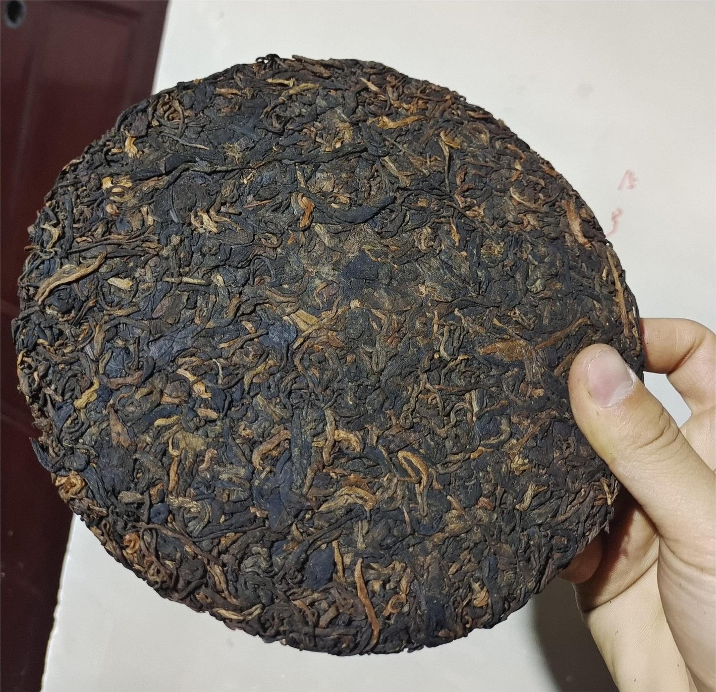 Yunnan Premium Puerh Tea Cake Old Banzhang Ripe Puerh Tea Cake 357g Aged Fermented Yunnan Black Tea 云南普洱茶饼大叶种老班章熟普熟茶普洱茶饼357g