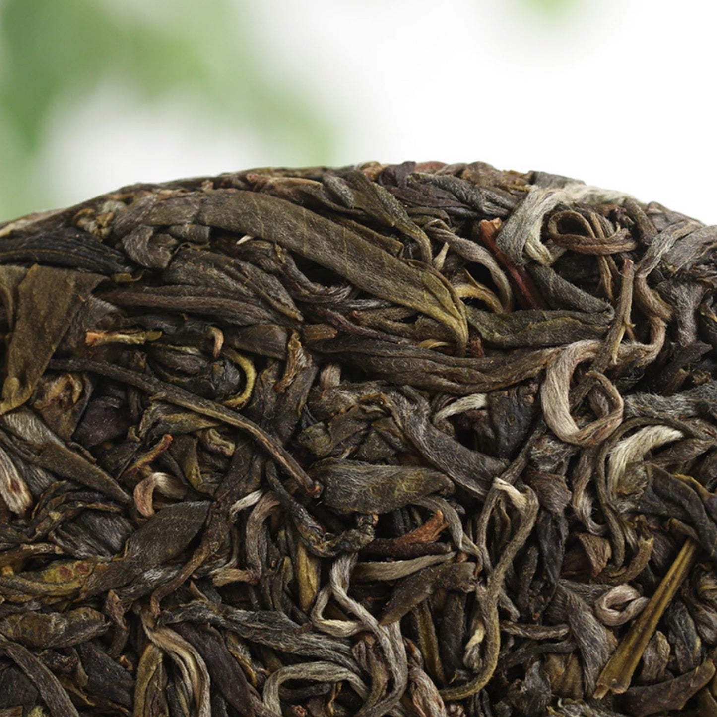 Yunnan Natural and additive-free Puerh Tea Banzhang Green Cake Big Tree Old Tree Puerh Raw Cake 357g Qizi Cake Raw Tea 云南普洱茶 班章青饼 大树 老树普洱生饼 357克