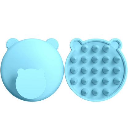 2pcs Bear Silicone Shampoo Brush, Head Bath Massage Comb, Bath Scalp Massage Brush 4 Colours Available Shampoo Brush Shampoo Brush for Hair Shampoo Brush Shampoo Brush Scalp Massager Shampoo Brush