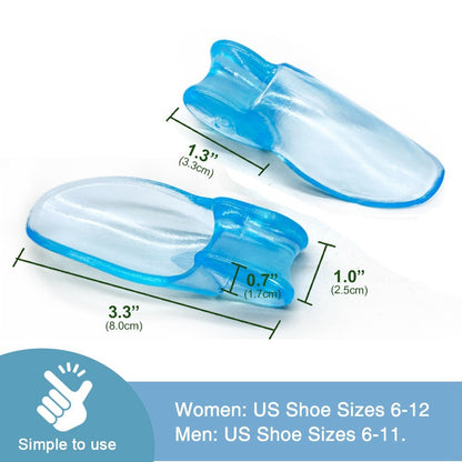 Bunion Corrector, Be Worn on Toe without Discomfort Super Soft and Comfortable Silicone 拇趾外翻矫正器