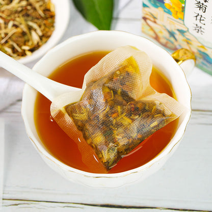 150g Nanjing Tongrentang Honeysuckle Loquat Tea Teacher's Tea Moisturizing Throat Tea 金银花枇杷茶 150g