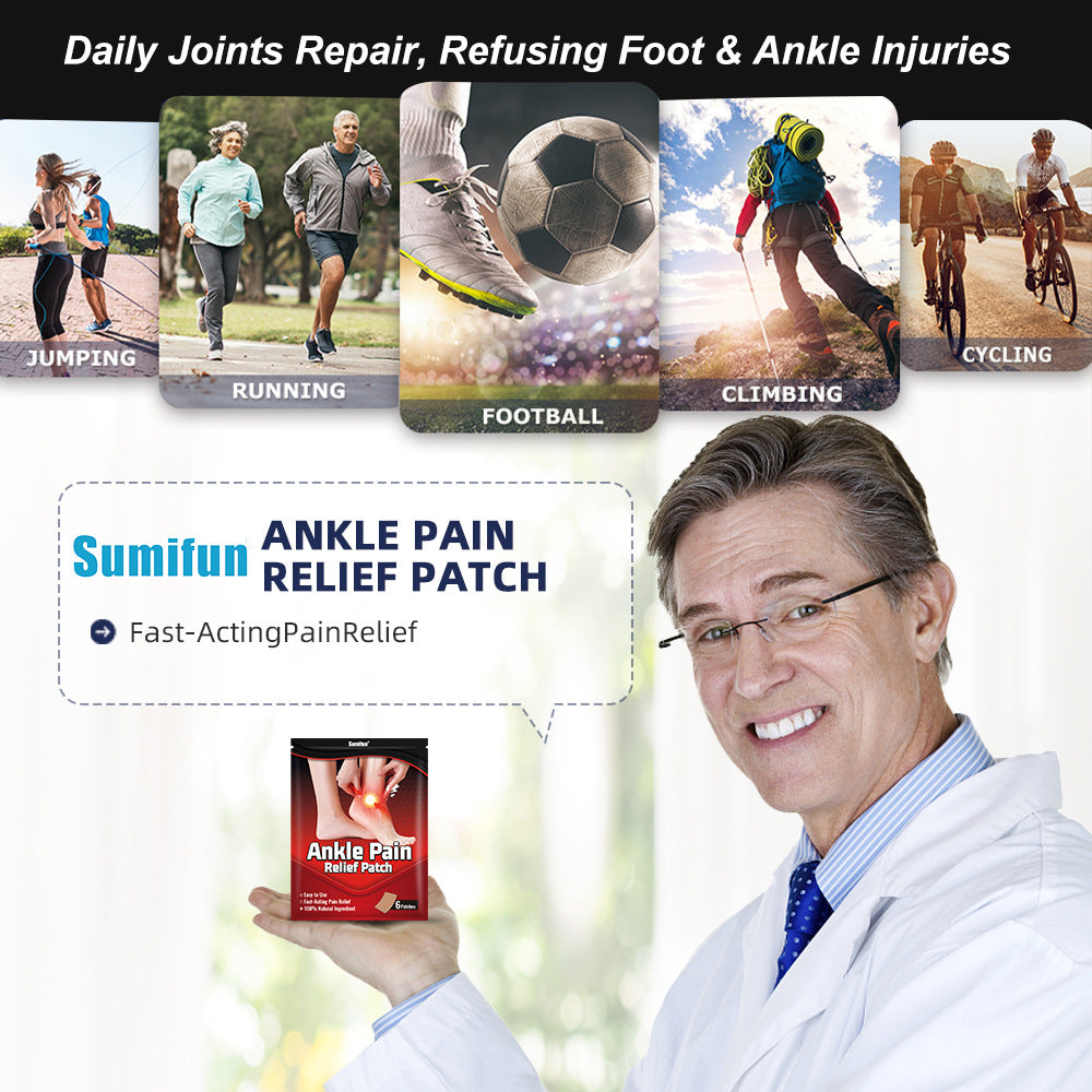 3 Packs, Ankle Pain Relief Patch (6pcs/bag)*3 脚踝止痛贴户外运动必备膏药贴