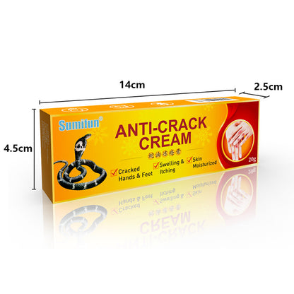 Anti-crack Cream for Moisturize Skin,Inhibit Bacteria,Repair Damaged Skin 手足皲裂膏 蛇油冻疮膏膏 足跟干裂膏药