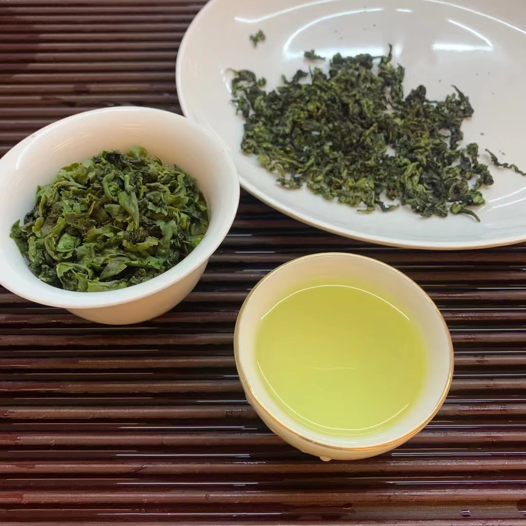 Golden Guanyin Anxi High Mountain Appellation Osmanthus Orchid Scent New Fir Tea 350g Tieguanyin Mellow and Fresh 金观音安溪高山产区桂花兰花香突出新枞茶叶耐泡型铁观音