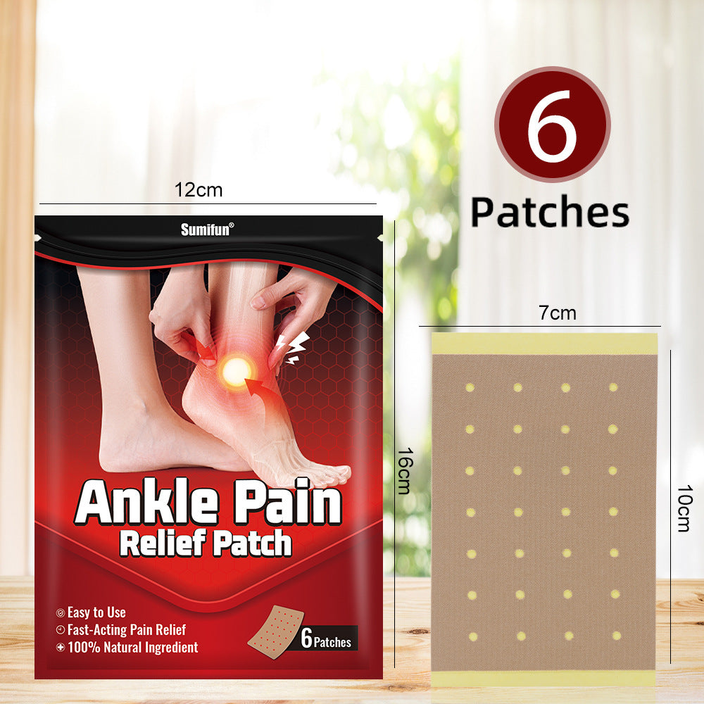 3 Packs, Ankle Pain Relief Patch (6pcs/bag)*3 脚踝止痛贴户外运动必备膏药贴