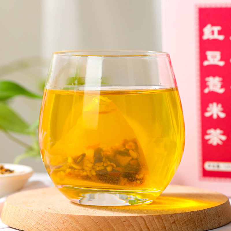 120g Renhe Red Bean Coix Seed Tea Euryale ferox Orange Peel Tea Red Bean Coix Seed Tea Coix Seed Damping Tea 红豆薏米茶芡实橘皮茶 120g