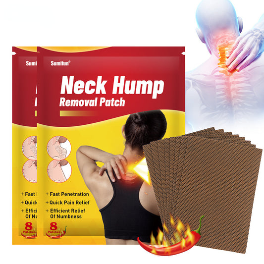 3 Packs,Neck Hump Patch / pain caused bybone and joint diseases 20g (8pcs/bag)*3 颈部肿胀富贵包膏药贴