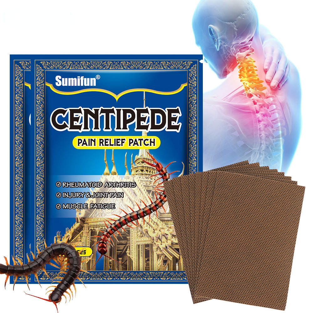 3 Packs, Muscle Pain Relief Patch Centipede Paste, Centipede Pain Relief Patch 肌肉疼痛缓解药贴蜈蚣膏药贴