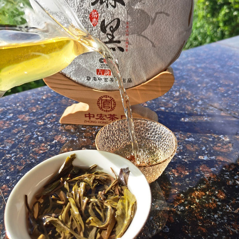 Mahei Ancient Tree Pu'er Tea 357g First Spring Pu'er Raw Tea Green Tea Yiwu Old Tree Tea Cake