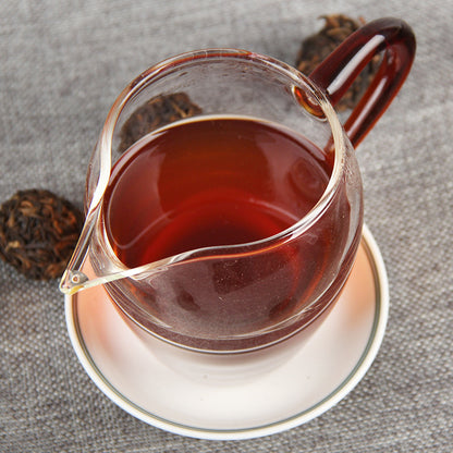 Yunnan Pu'er Tea Ripe Tea Palace Dragon Pearl Pu'er Tuocha Golden Bud Tuocha Black Tea 500g