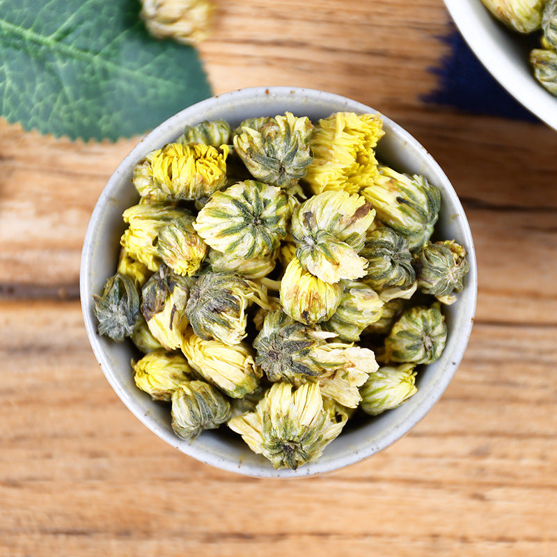 Chinese Herbal Tea Natural Chrysanthemum Buds Tea Fetal Chrysanthemum Tea Canned Herbal Tea 90g 菊花茶 胎菊王茶罐装花草茶