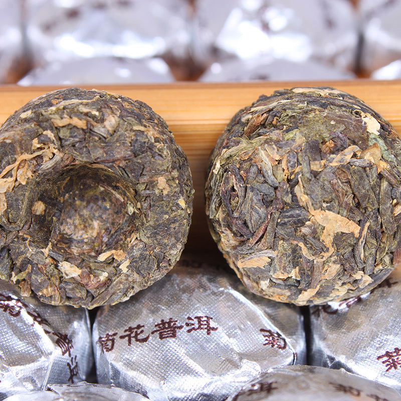 Premium Yunnan Pu-erh Tea Jasmine Pu-erh Tuocha Ripe Tea Small Golden Tuo Mini 500g Loose Tea