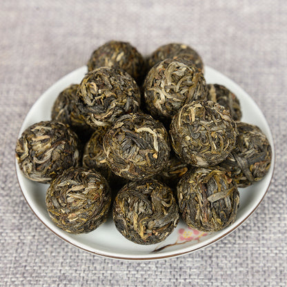 Yunnan Pu-erh Tea Raw Tea QiaoMu Pu-erh Dragon Pearl First Spring Spring Tea Iceland Sweet 500g Dragon Pearl Tea