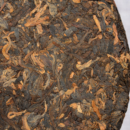 Yunnan Puerh Tea 357g Qizi Cake Ripe Tea Ancient Fragrance Puerh Tea Cake Menghai Flavour