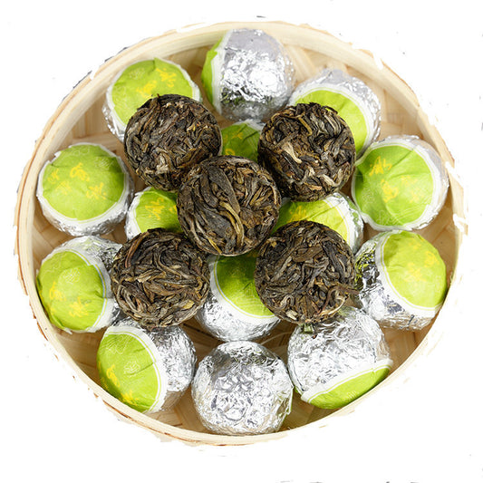 Yunnan Puerh Tea Early Spring Big Tree 500g Raw Tea Dragon Pearl Iced Sugar Sweet Hand-kneaded Tuo Tea Bulk