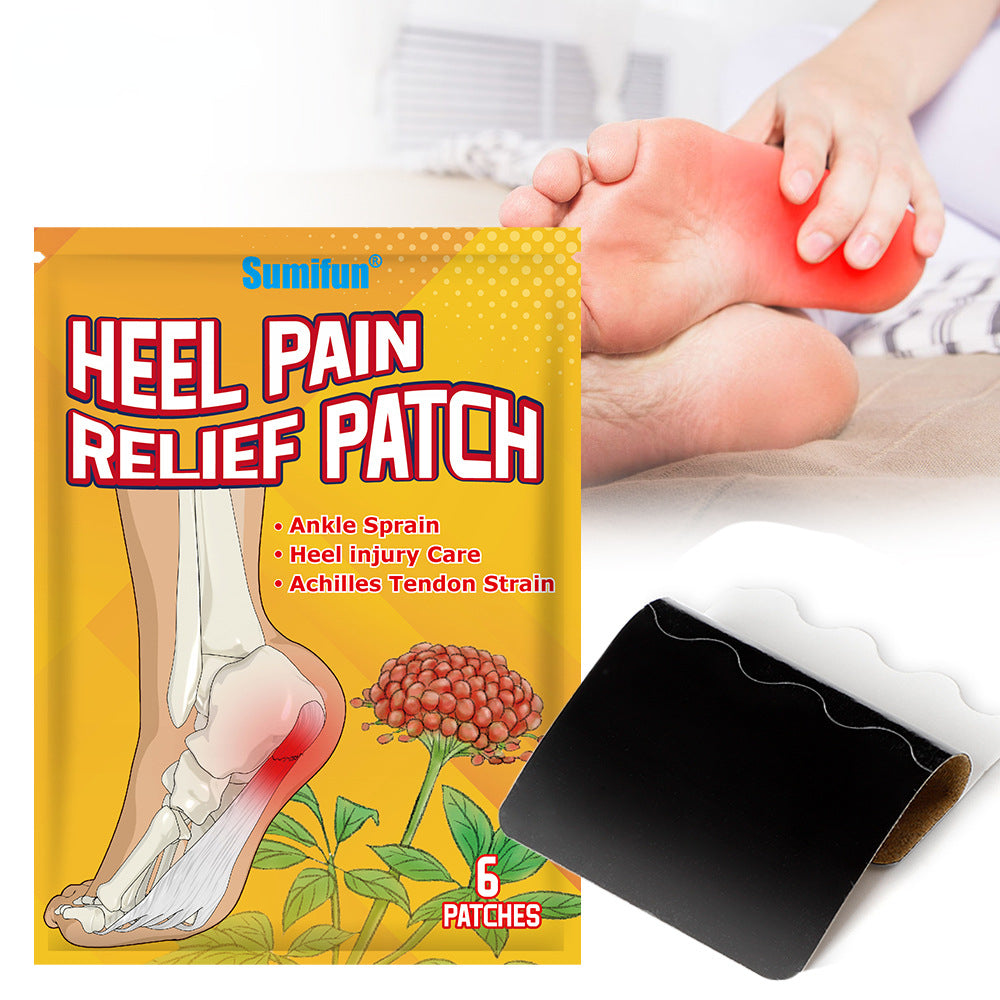 3 Packs, Heel, pain relief patch, Ankle Sprain, Heel injury care, Achilles Tendon strain 三七足部止痛贴