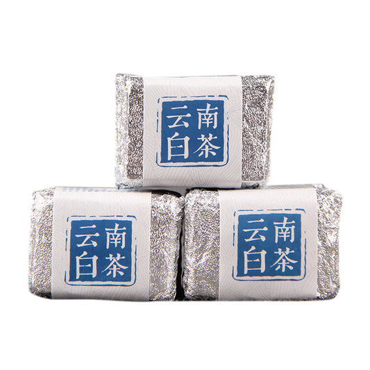 Yunnan White Tea Small Tuocha Gold Brick White Tea Small Square Small Square Brick 500g Pack Sun Flower Nectar Fragrance White Tea