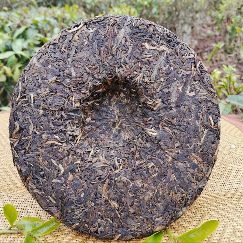 Old Raw Tea Aged Puerh Raw Tea Gao Li Gong Shan 357g Old Puerh Tea Green Tea Yunnan QiZi Cake Tea