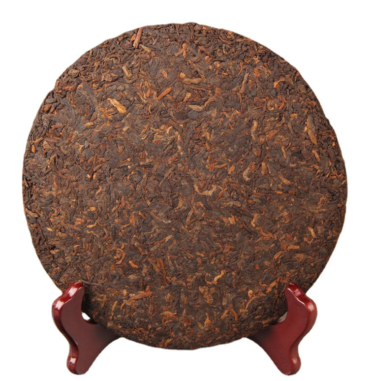 China Yunnan Pu'er Tea ChenYun 300 Years Old Tree Ripe Cake Pu'er Tea Ripe 357g Black Tea