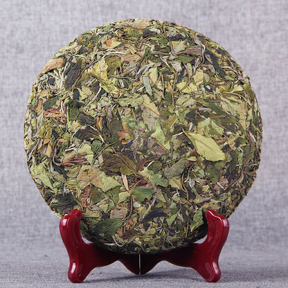 Yunnan Ancient Tree Golden White Tea Cloud White Beauty Tea White Tea Tea Leaves 357g Tightly Pressed Tea Raw Pu'er