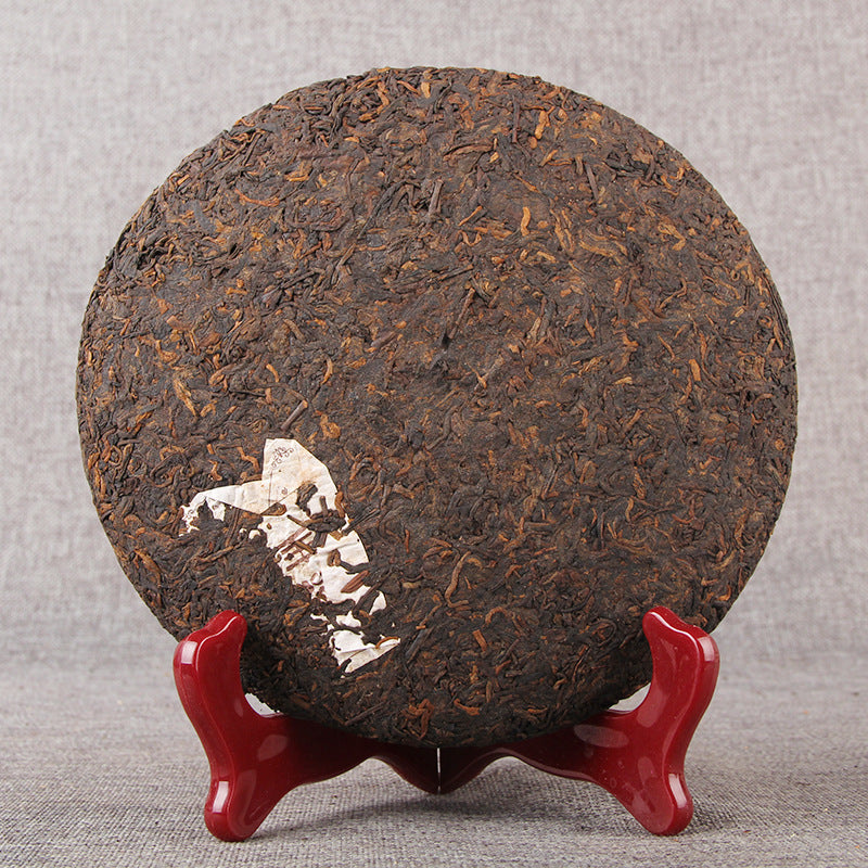 China Yunnan Medium Term Tea Yipin Pu'er Yipin Jia Pu'er Tea Cake Menghai Old Ripe Tea Black Tea 357g