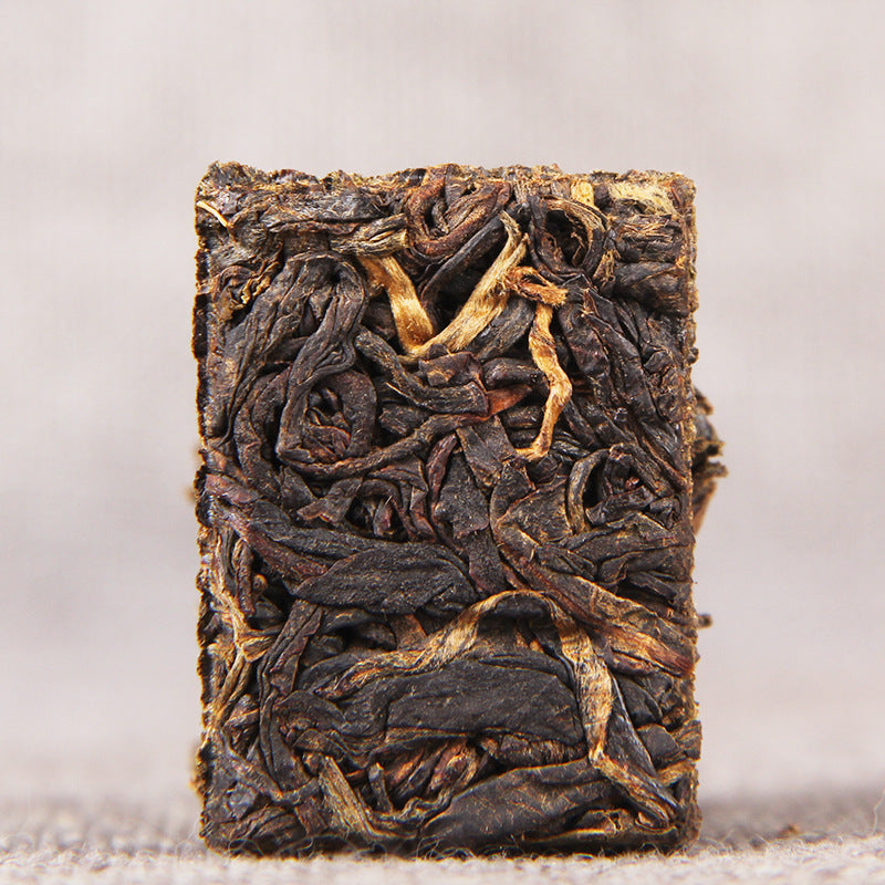 Yunnan Fengqing Kung Fu Black Tea Golden Silk DianHong Small Tuocha Small Golden Brick Dian Hong Golden Brick Small Square Brick Black Tea 500g