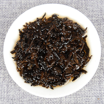 Yunnan Pu'er Tea Ripened Tea Black Tea Nannoushan Pu'er Jinhao 357g Pu'er Gongting Seven Sons Cake Tea