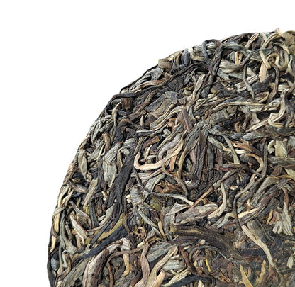 Lao Ban Zhang Jiao Mu Pu'er Raw Tea Cake 357g Menghai Pu'er Tea Green Tea Yunnan Tea