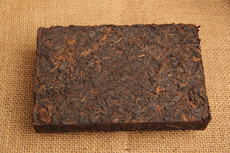 China Yunnan Pu'er Tea Menghai Tea Fulu ShouXiZhiShou Brick 250g Ripe Tea Chen Xiang Tea Brick Black Tea