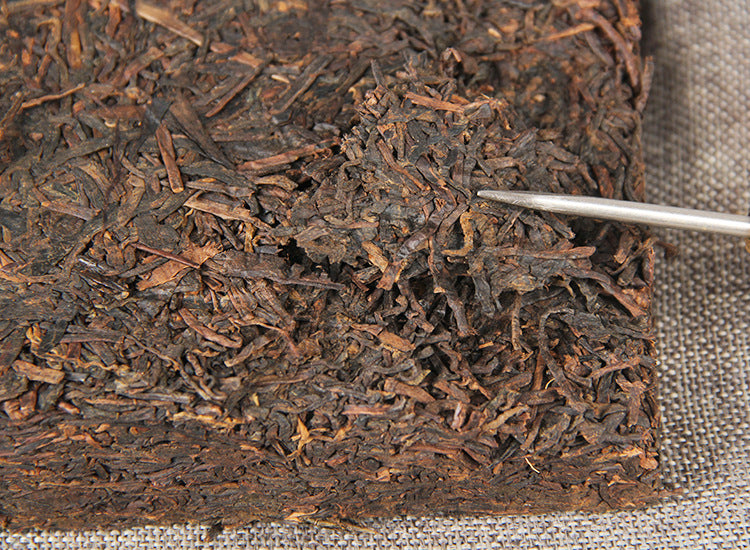 Old Tea Stem Yunnan Ancient Tree Puerh Tea Old Tea Stem Black Tea Menghai Old Stem Brick Ripe Tea 1000g