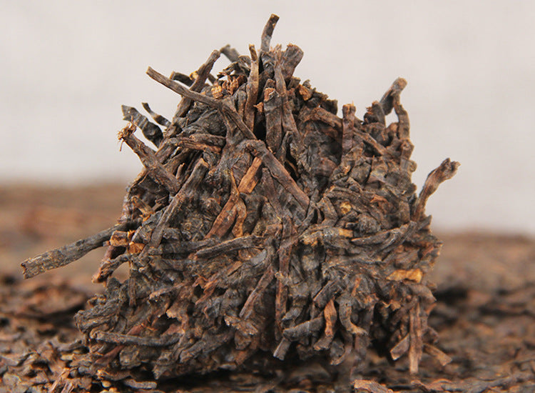 Old Tea Stem Yunnan Ancient Tree Puerh Tea Old Tea Stem Black Tea Menghai Old Stem Brick Ripe Tea 1000g