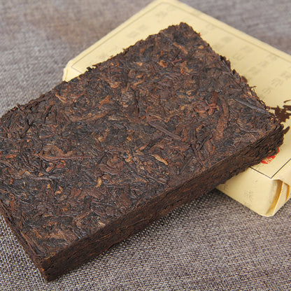 Yunnan Da Ye Pu'er Tea WuJin DaYeChenXiang Pu'er Tea Brick 250g Ripe Tea Aged Black Tea