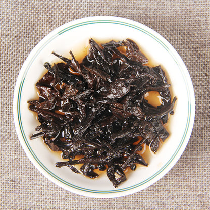 Yunnan Da Ye Pu'er Tea WuJin DaYeChenXiang Pu'er Tea Brick 250g Ripe Tea Aged Black Tea