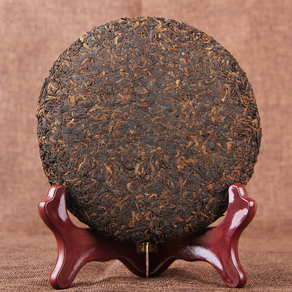 Palace Golden Cake (Ripe Tea) Yunnan Menghai Large Tree Puerh Round Tea Early Spring QiaoMu 200g Palace Tea Cake Black Tea