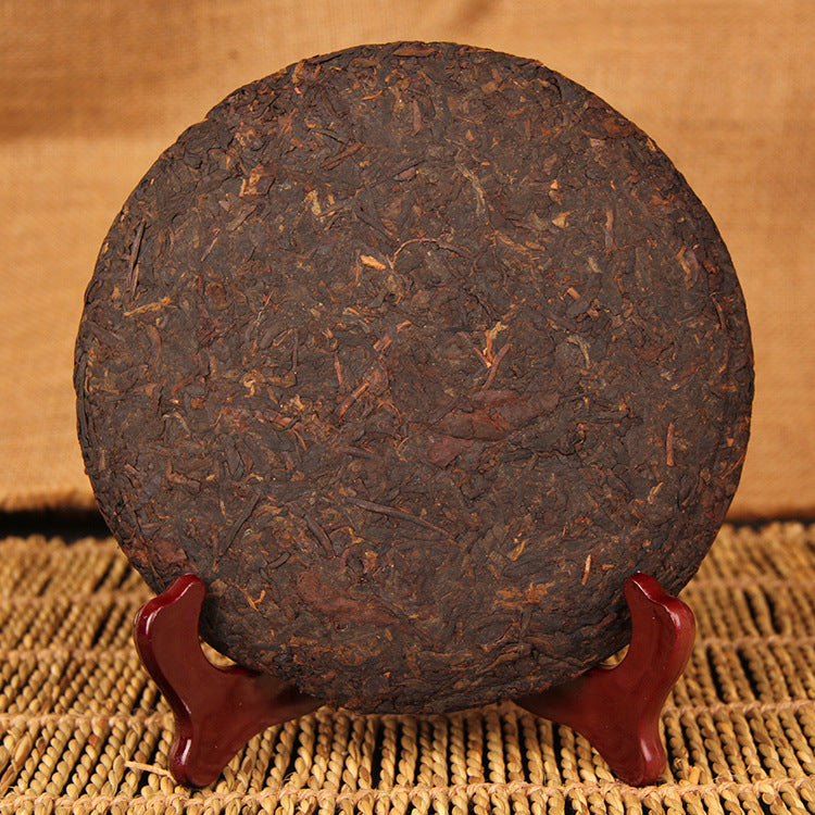 Yunnan Puerh Tea Ripe Tea Cake Tea Eight Years Old Rhyme 357g Yunnan Qizi Cake Pu'er Tea