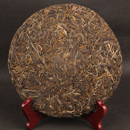 357g Yunnan Pu'er Tea Ancient Spring Tea Icelandic Ancient Tree Raw Tea Qizi Cake Tea