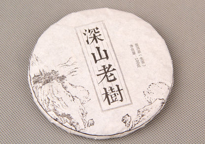 Deep Mountain Old Tree Ecological Pu'er Tea Pu'er Raw Tea Seven Seed Cake 100g Yunnan Tea Pu'er Tea Green Tea