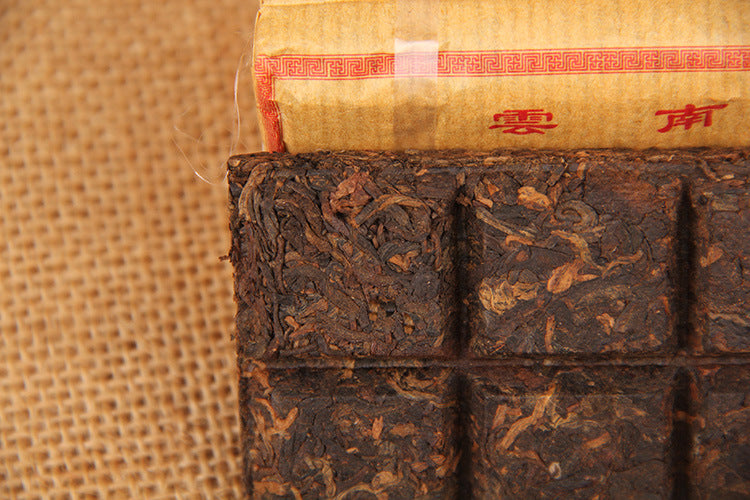 Yunnan Pu'er Tea 50g Yunnan Chen Xiang Tea Brick Mini Brick Tea Ripe Tea Black Tea Small Tea Brick Ripe Pu'er Tea