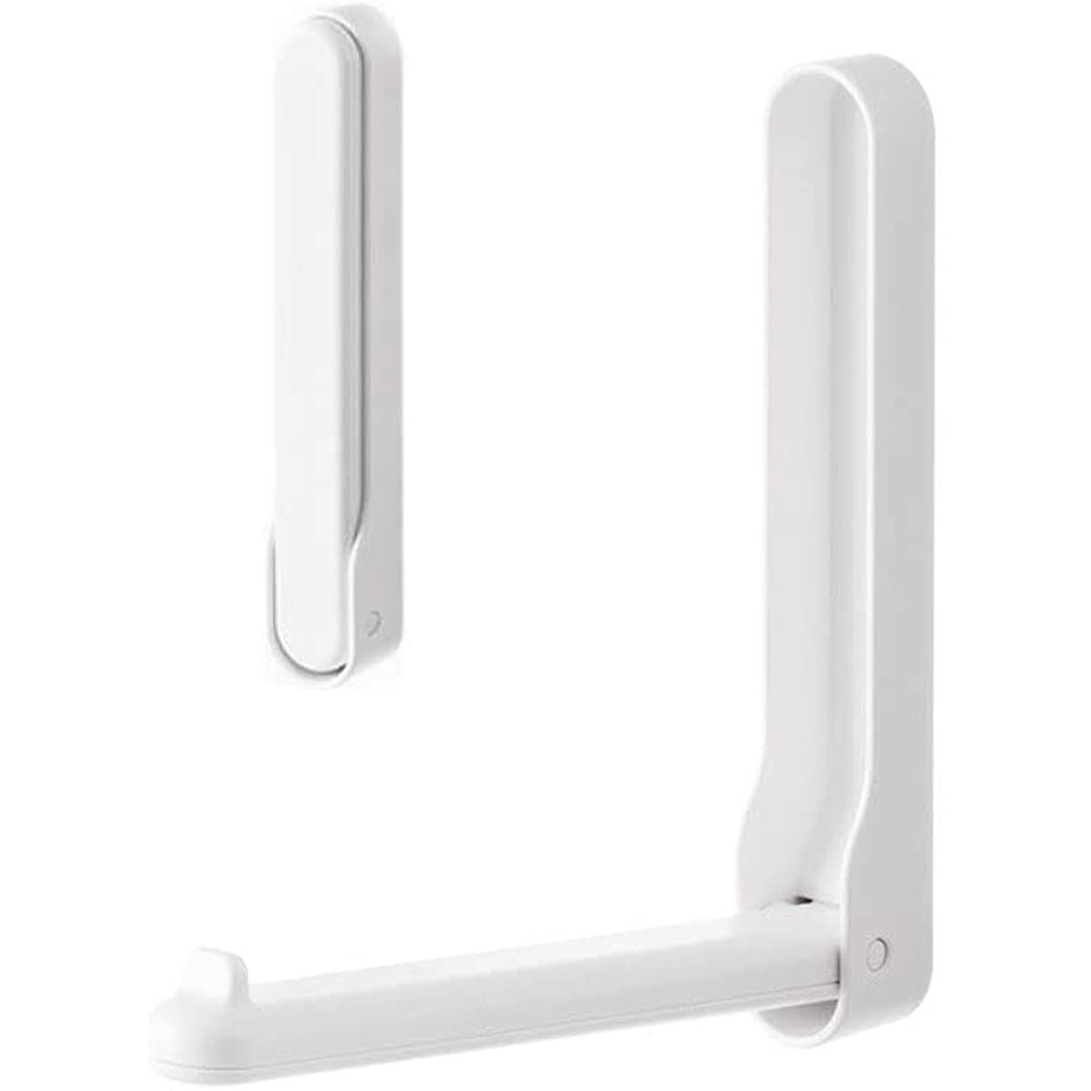 Closet Storage Hooks White Foldable Clothing Rack Storage Drying Rack Hook 1pcs Wall Mount for Balcony No Need Tools