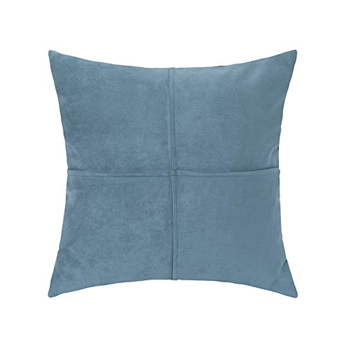 Nordic Solid Color Kara Air Velvet Pillow Covers 1 Pack Living Room Bedroom Cushion Cover Waist Pillow Office Sofa Throw Pillow Covers 18x18 Inch