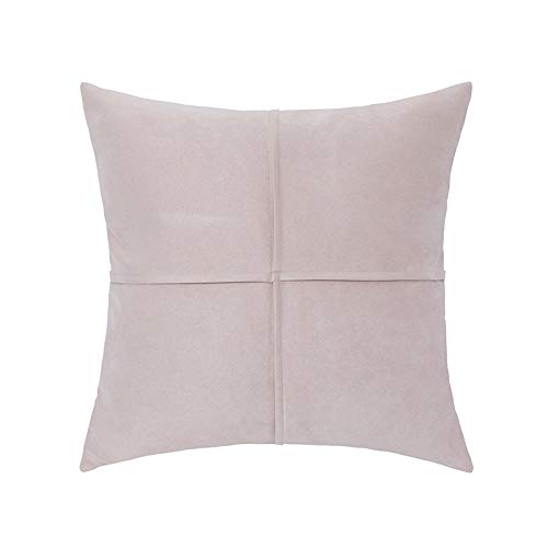 Nordic Solid Color Kara Air Velvet Pillow Covers 1 Pack Living Room Bedroom Cushion Cover Waist Pillow Office Sofa Throw Pillow Covers 18x18 Inch