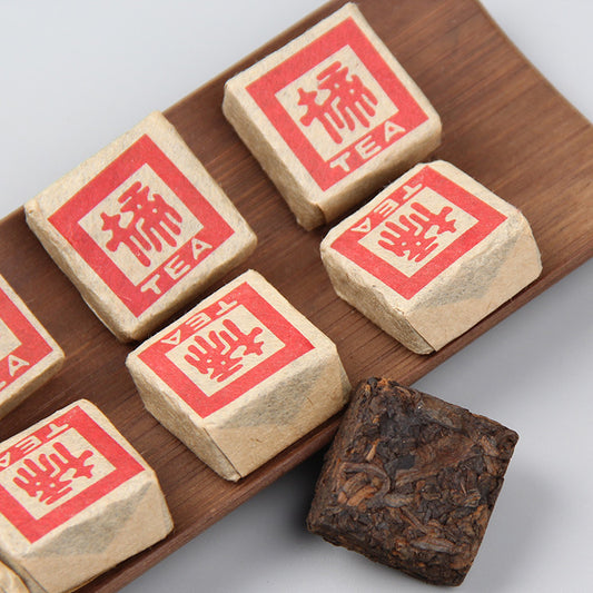 Yunnan Pu'er Tea Black Tea Pu'er Brick Pu'er Mini-Tuo Ripe Tea 500g