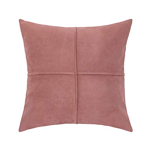 Nordic Solid Color Kara Air Velvet Pillow Covers 1 Pack Living Room Bedroom Cushion Cover Waist Pillow Office Sofa Throw Pillow Covers 18x18 Inch