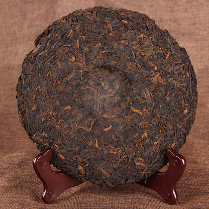 Yunnan Pu-erh Tea 357g Old Pu-erh Qizi Cake Tea Ripe Tea Pu-erh Tea Black Tea