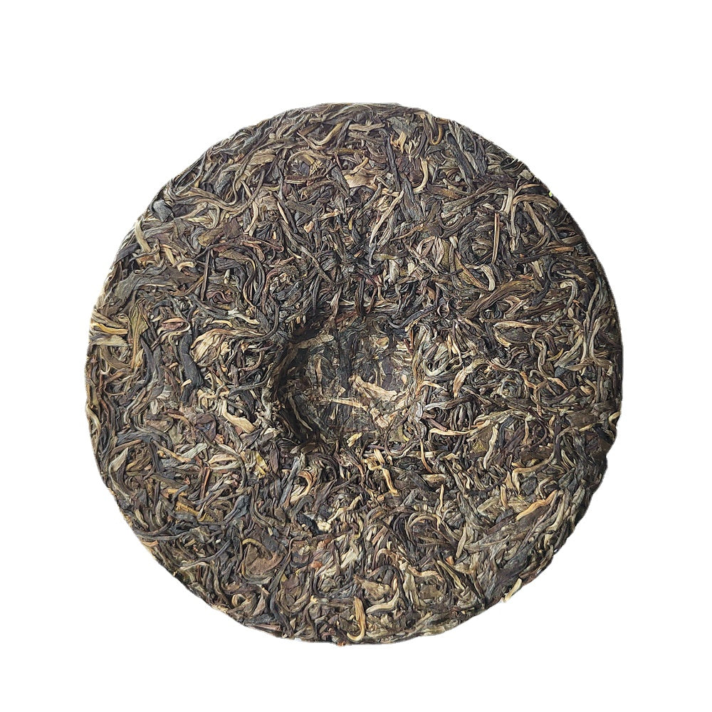 Lao Ban Zhang Jiao Mu Pu'er Raw Tea Cake 357g Menghai Pu'er Tea Green Tea Yunnan Tea