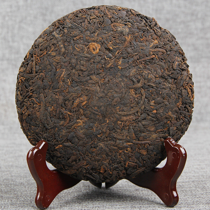 China Yunnan Pu'er Tea 200g Pu'er Cake The more it ages, the more fragrant it becomes Old Tree Tea Ripe Tea Black Tea